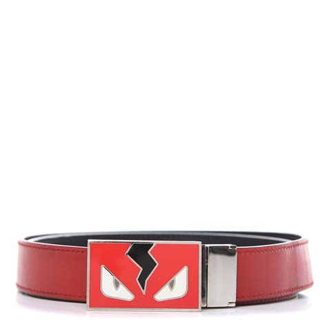 fendi belt monster eye|Fendi vitello belt buckle.